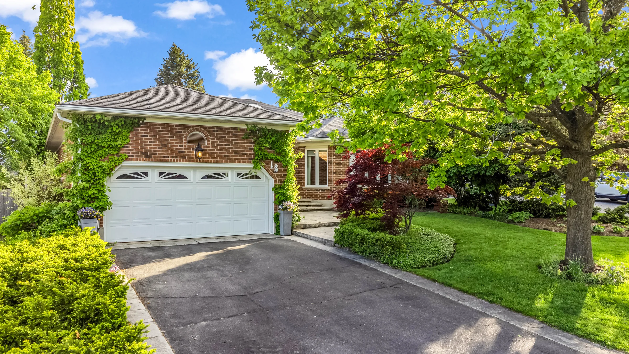 Front exterior and driveway